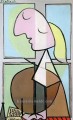 Buste de femme de profil 1932 Kubismus